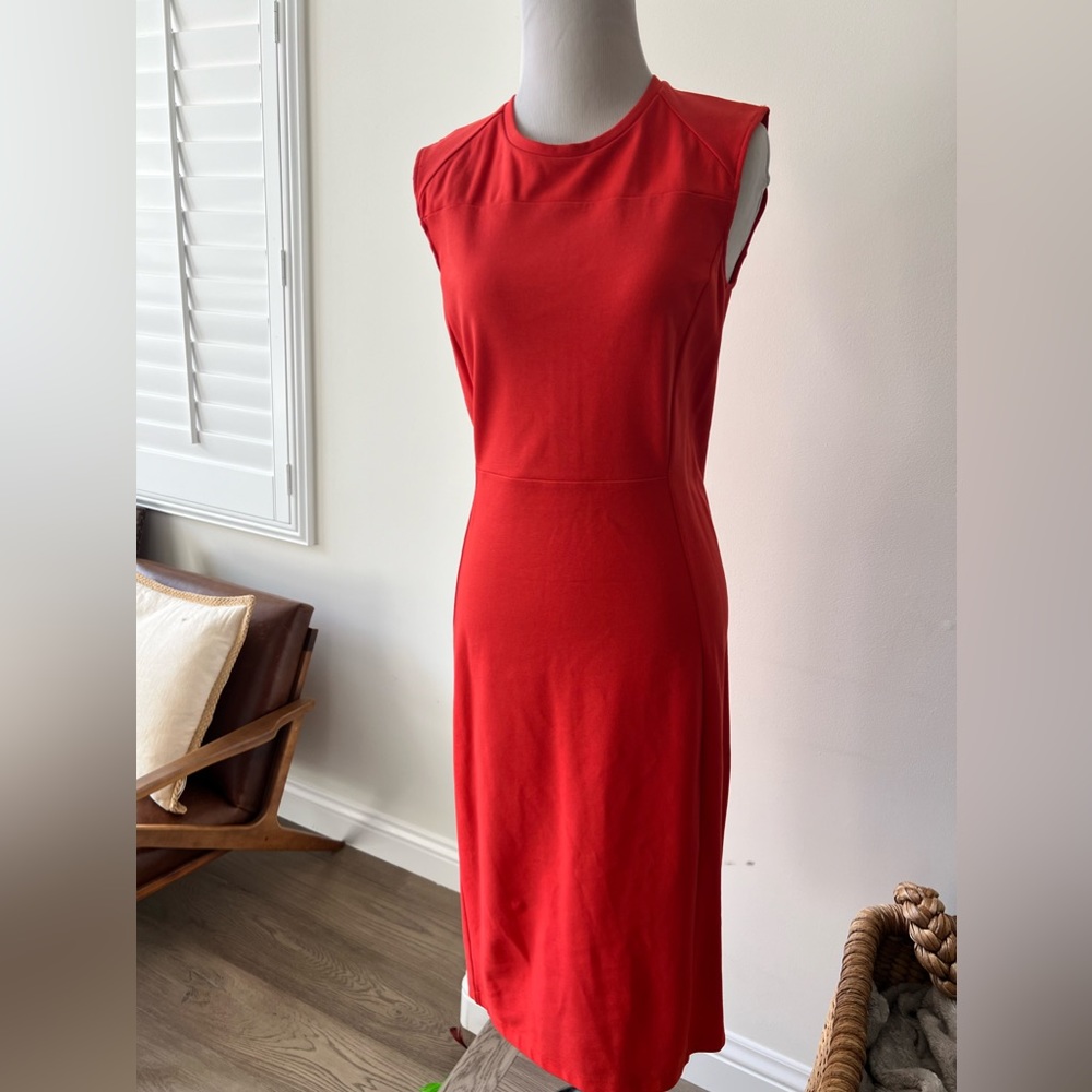 Iris & Ink Orange dress size 6